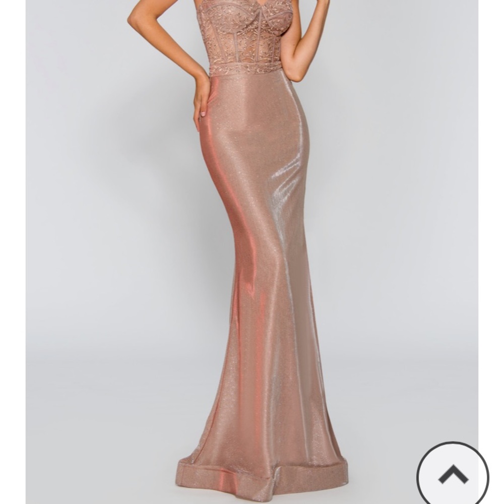 Stella Couture Sweetheart Neck Sleeveless Long Dress. Brand new with tags.